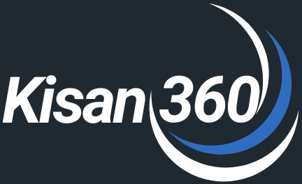 Kissan 360 data dashboard displaying crop health and satellite imagery insights
